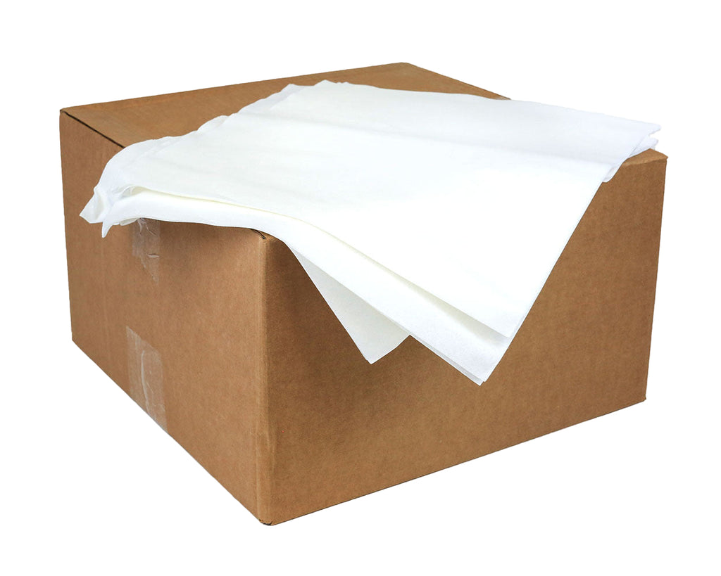 White Airlaid Flat Pack Wipe 1500