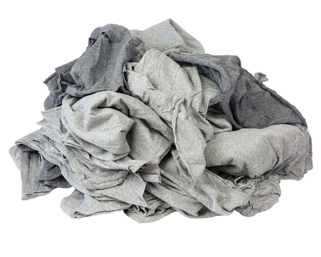 New Gray T-shirt Knit Wiping Cloth