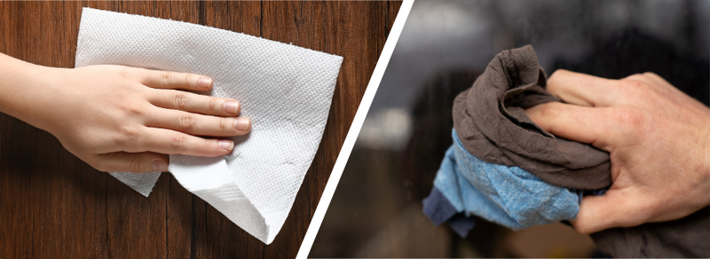 Paper Bar Rags Paper or Cloth? Which Rags Work Best? – All Rags