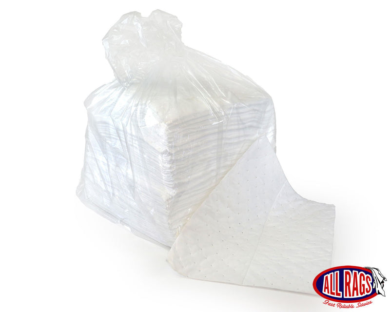 White Oil Only Absorbent Pads Medium Weight