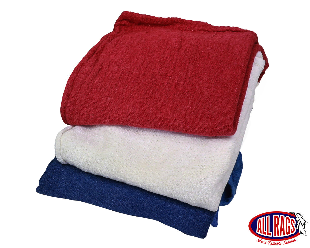 Color Terry Towel 100% Cotton Cleaning Rags - 10 lbs. Bag - Multipurpo