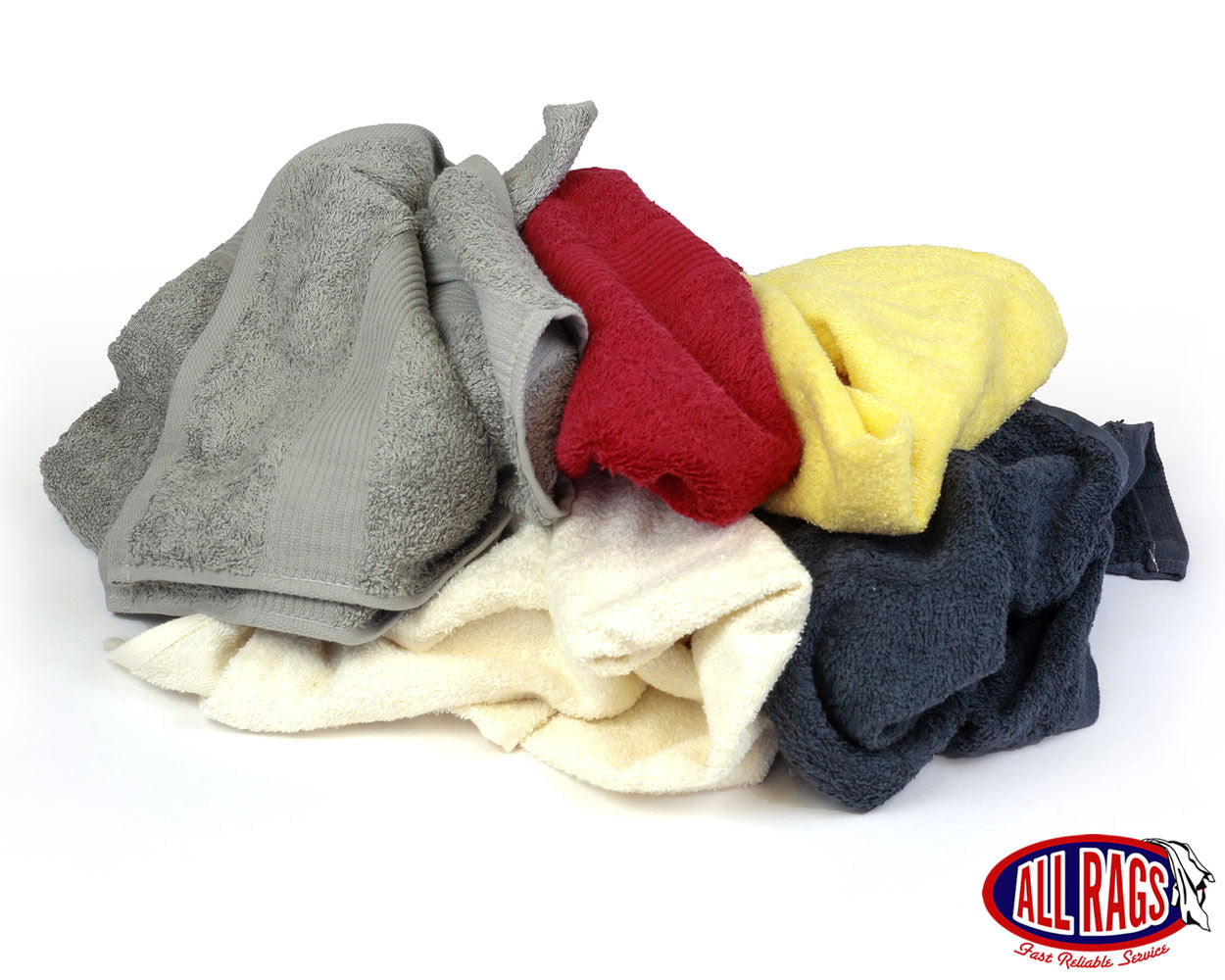 New Colored Terry Cloth Towels – Overruns – All Rags