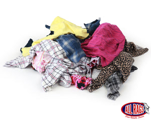 Recycled Color Flannel Rags