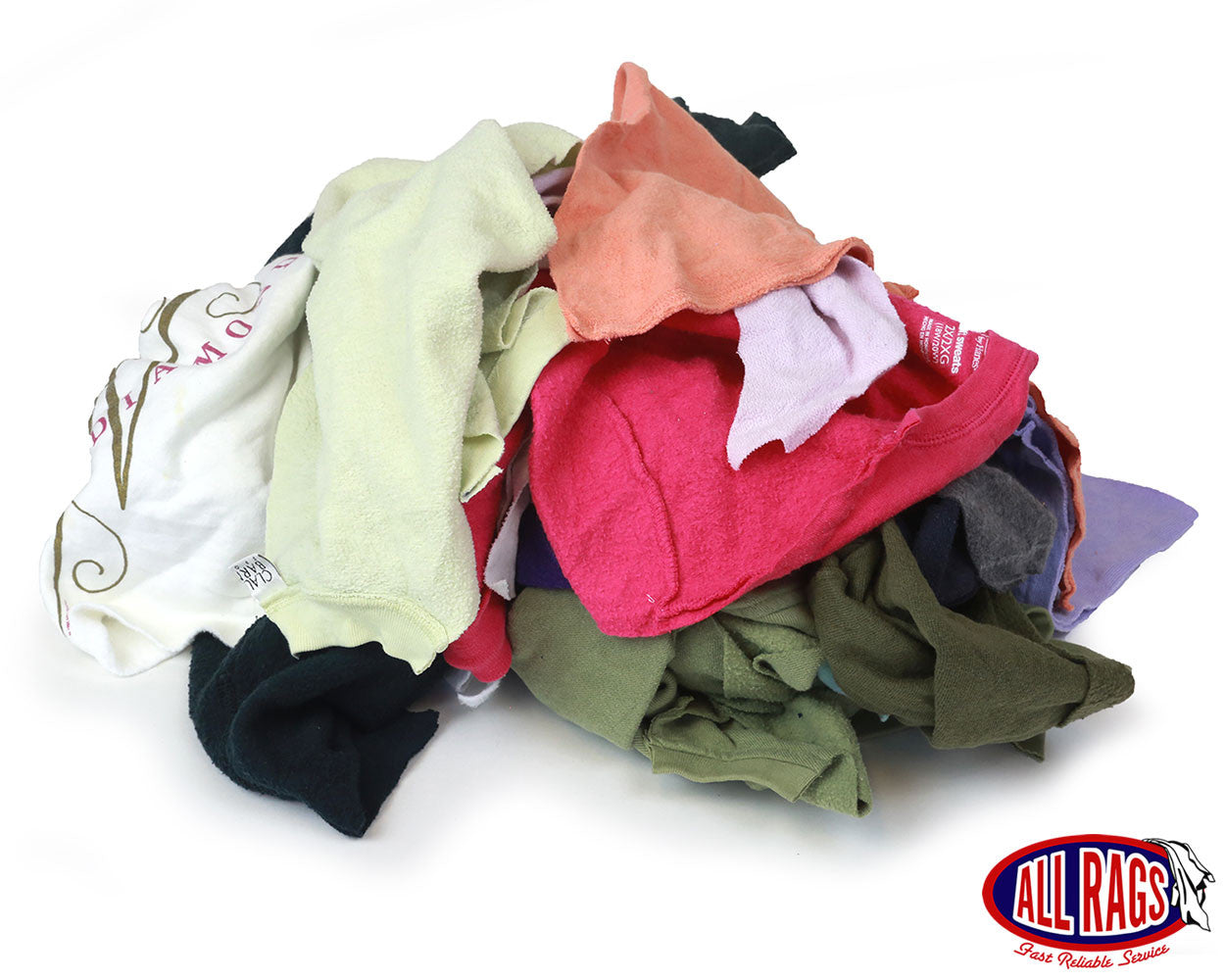 Lint Free Rags- 100% Cotton Rags for Cleaning Rags Cotton Cloth Soft Tshirt  Rags
