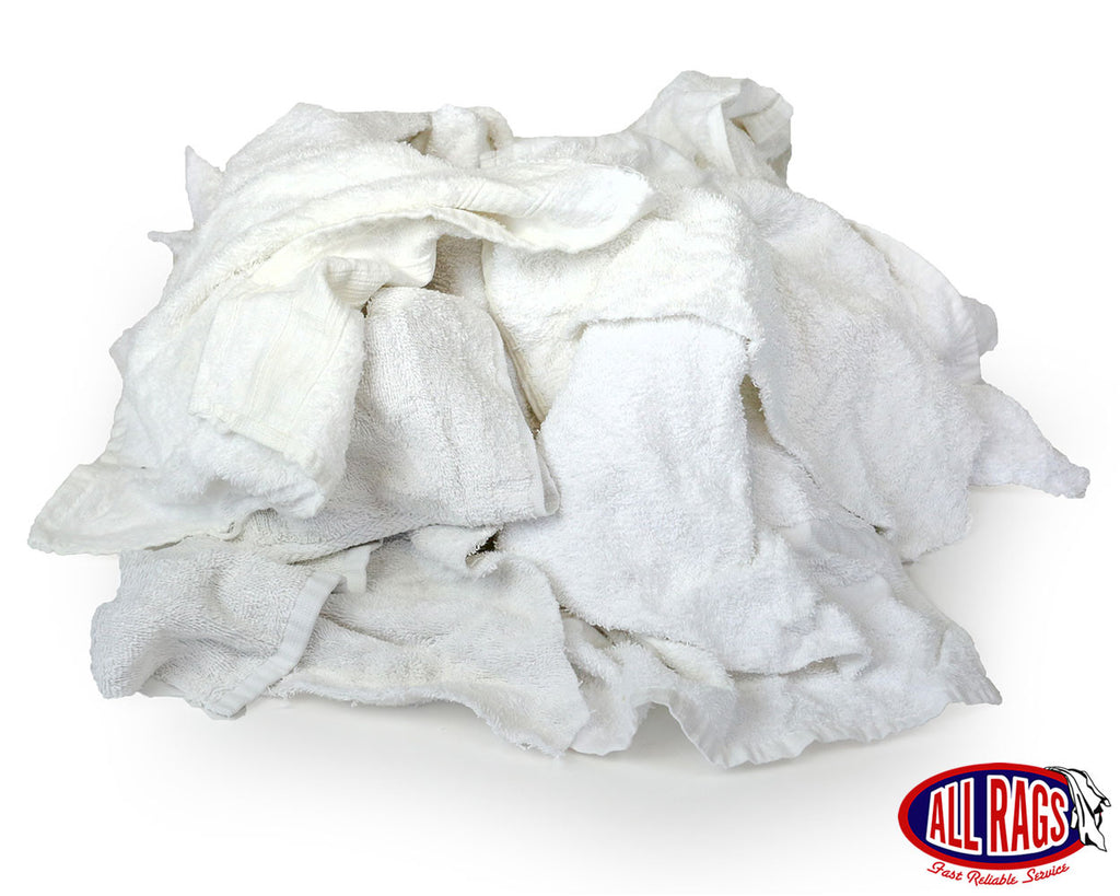Recycled White Thermal Wiping Rag – All Rags