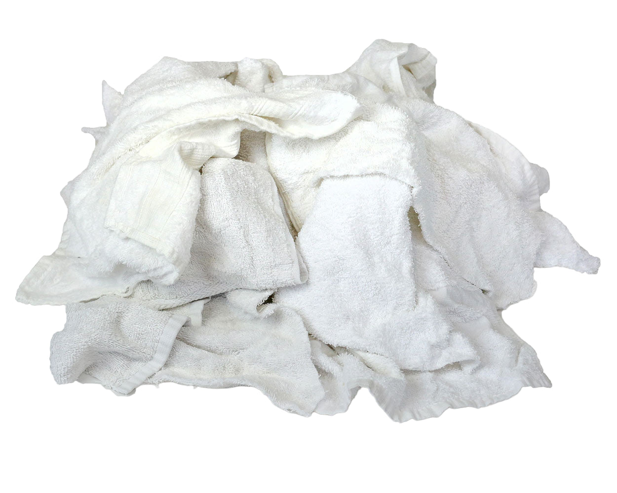 Recycled White Terry Cloth Mix – All Rags