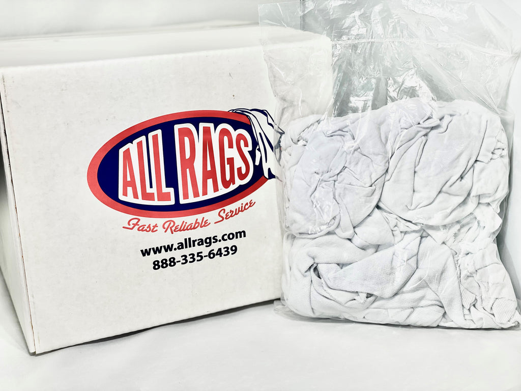 Recycled White Thermal Wiping Rag
